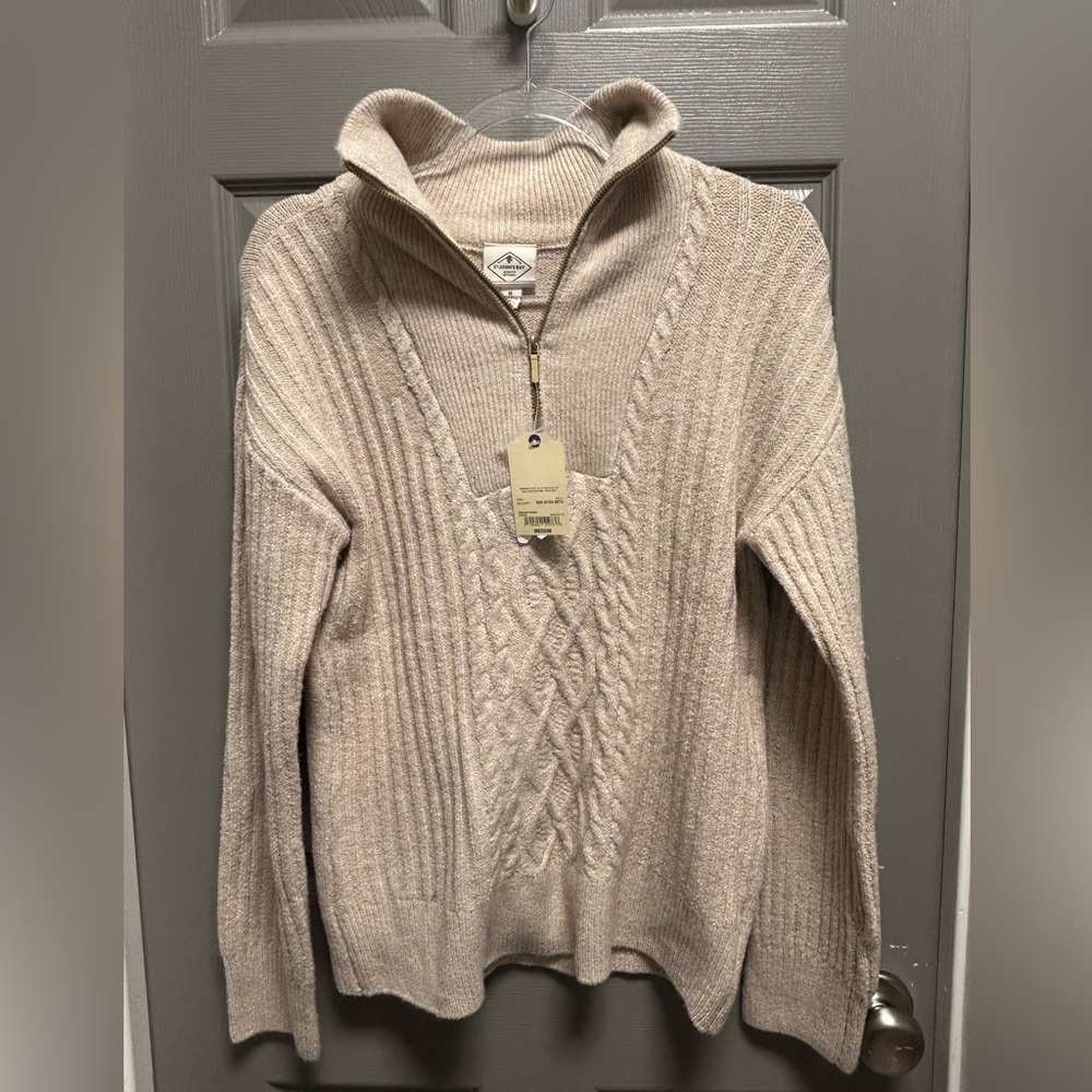 St. John's Bay Cream Sweater size medium